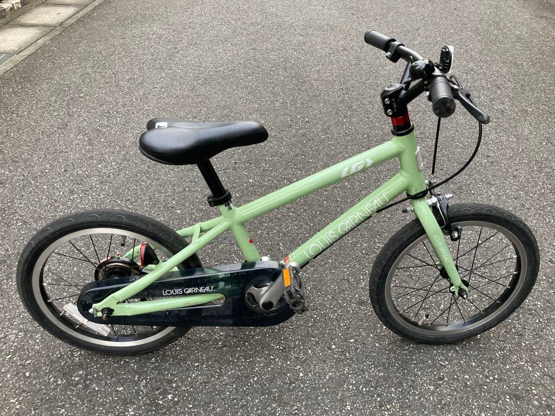 【ルイガノ】キッズバイク K16lite 16インチ グリーン 送料込み