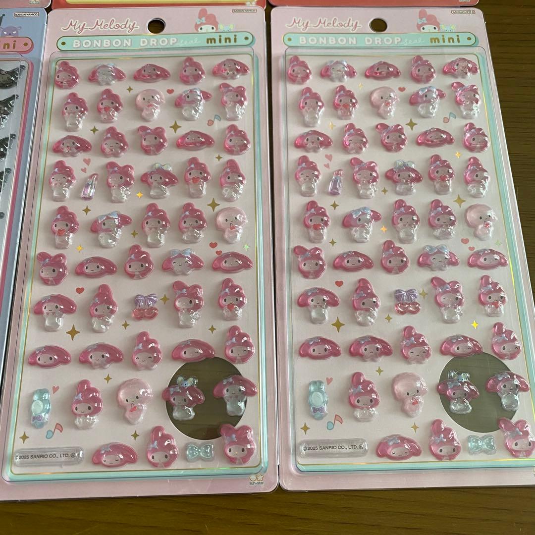 【正規品】ボンボンドロップシール サンリオmini 4種類　8個セット