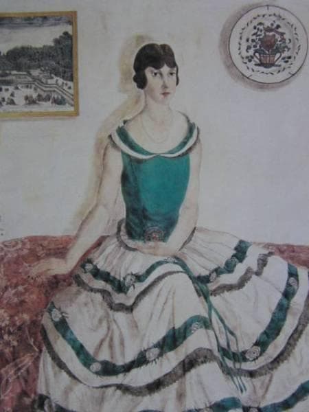 藤田嗣治、「Portrait de Mademoiselle Frank」