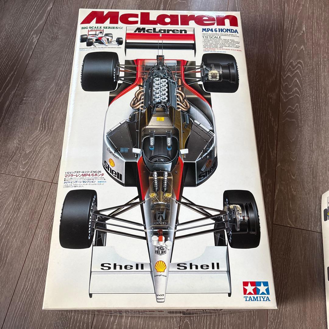 （2）説明書はコピー　田宮　マクラーレン MP4/6 Honda 1/12