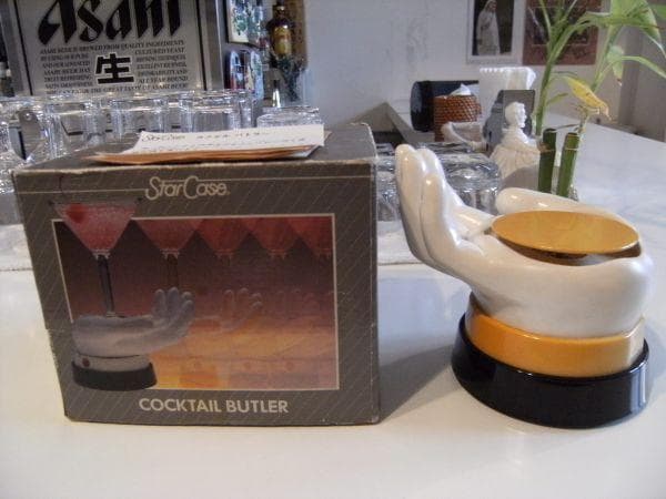 昭和レトロ！STAR CASE NY カクテル バトラー自動グラス運び機