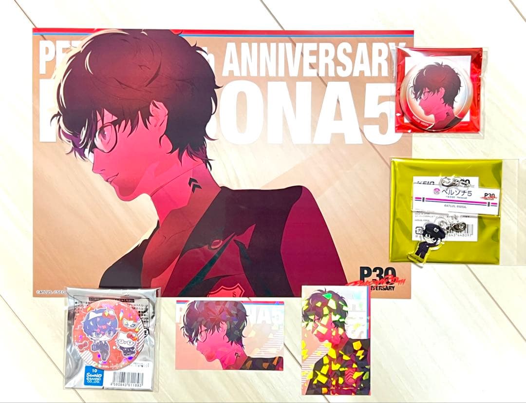 ペルソナ　30周年　京王電鉄　ポップアップ　グッズセット　P5