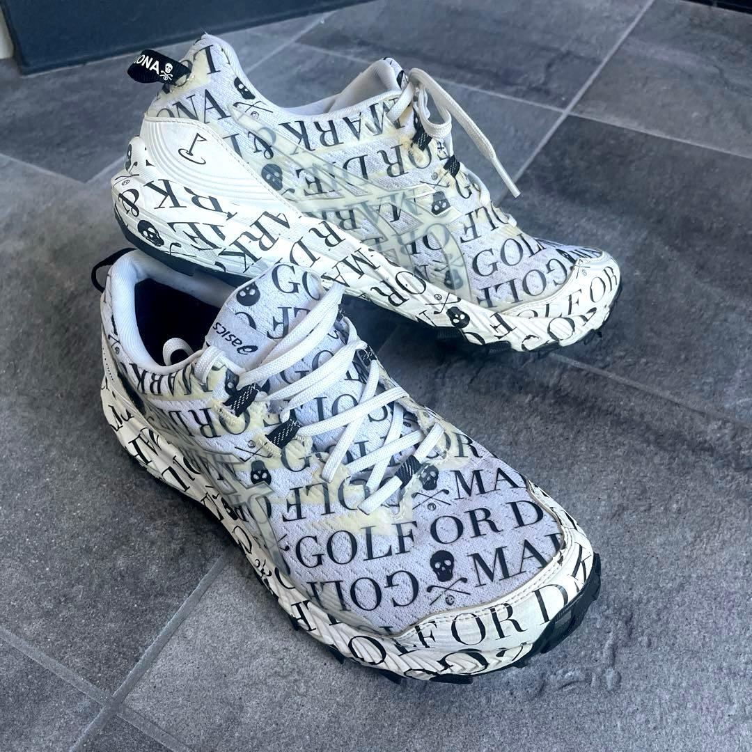希少モデル★asicsゴルフ★マークアンドロナ ゴルフシューズ　27センチ