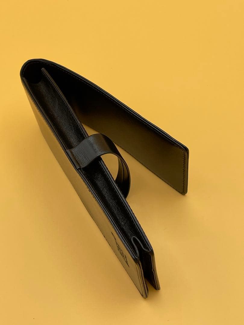 モンブラン MONTBLANC　3本差しレザーペンケース（ブラック）