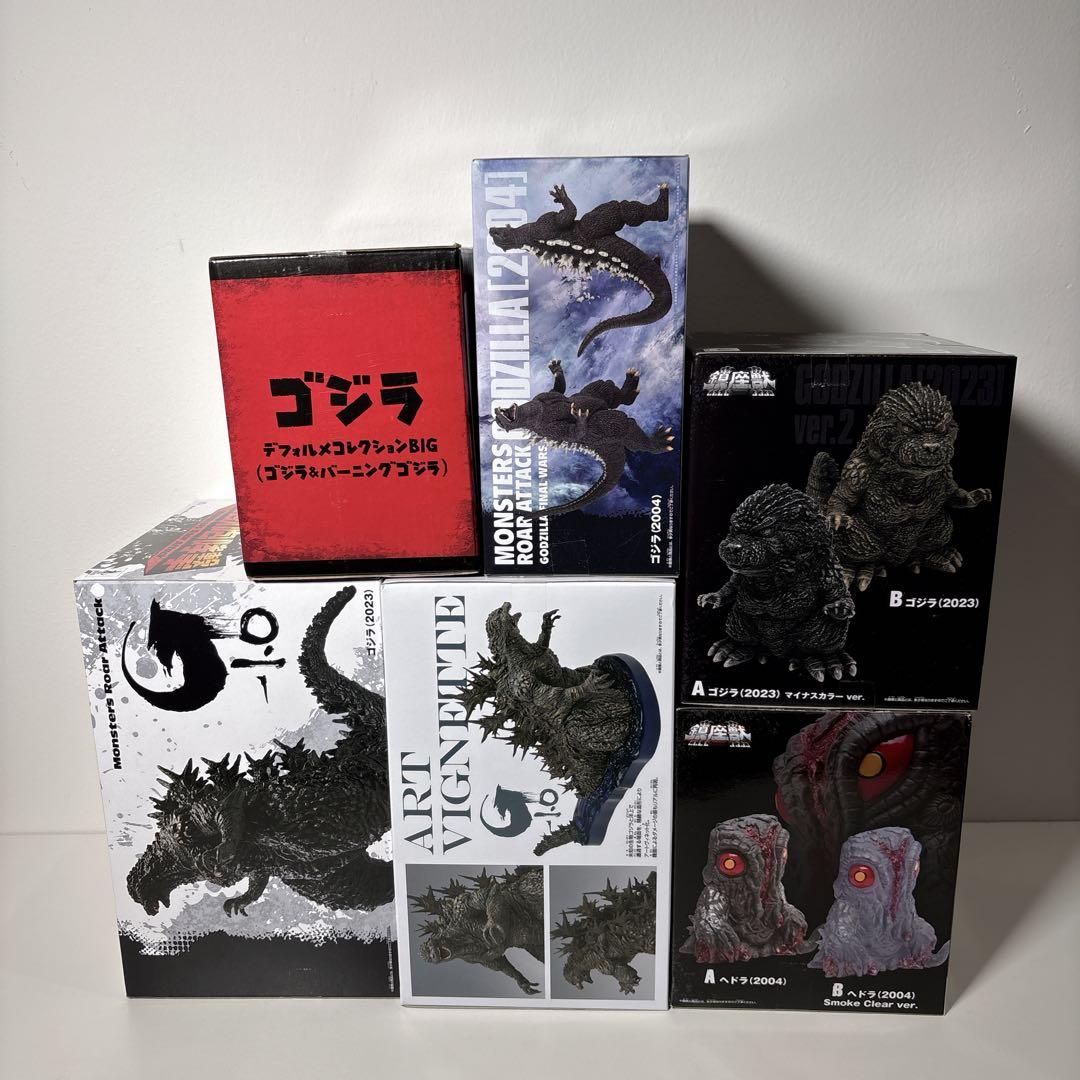 未開封 GODZILLA ゴジラ フィギュア 6体セット ゴジラ-1.0 ヘドラ