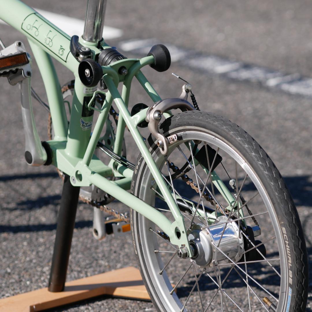 英国製　ブロンプトン　セージグリーン　廃盤色　　M3L　外装変速カスタム対応