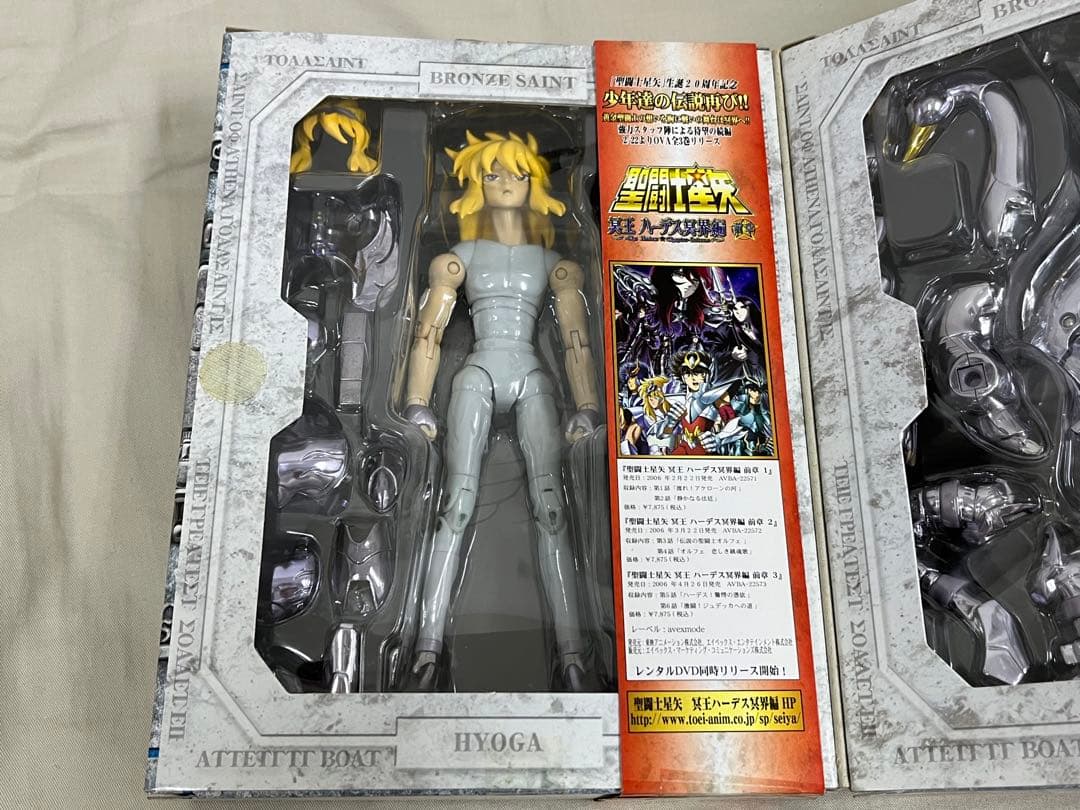 聖闘士聖衣神話　最終青銅聖衣　５体・ディスプレイスタンド　セット