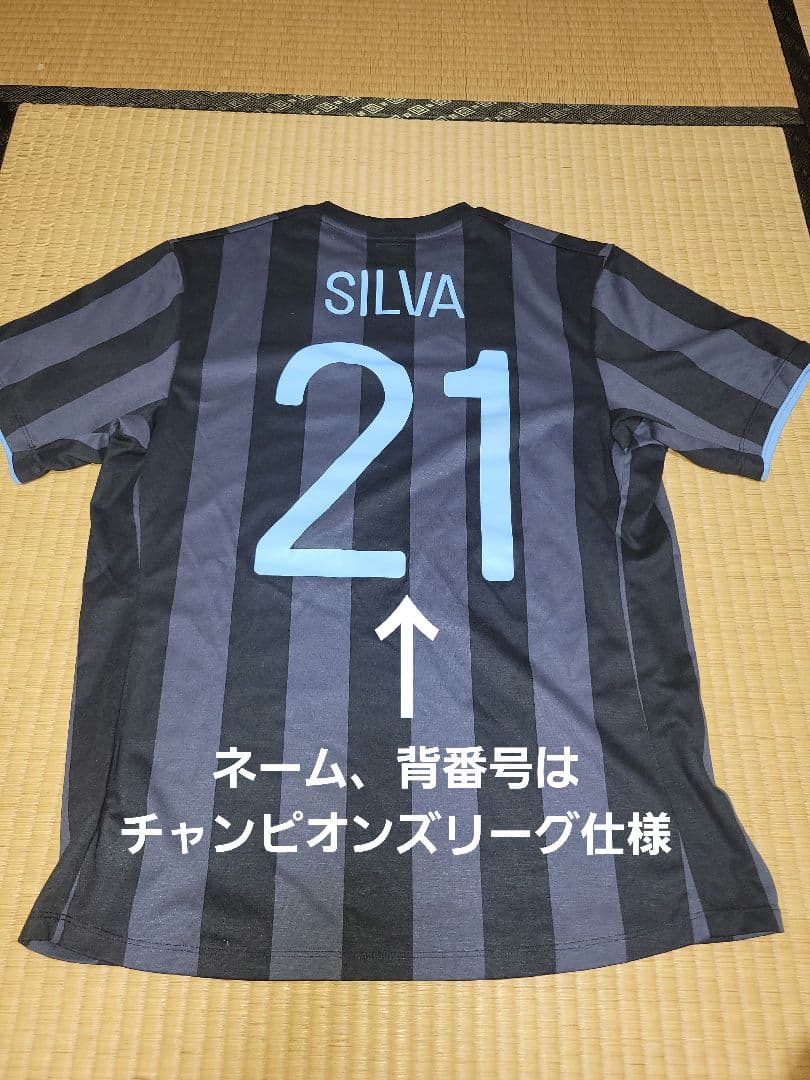 【希少】ダビド・シルバ　マンチェスターシティ3rdユニフォーム　スペイン代表