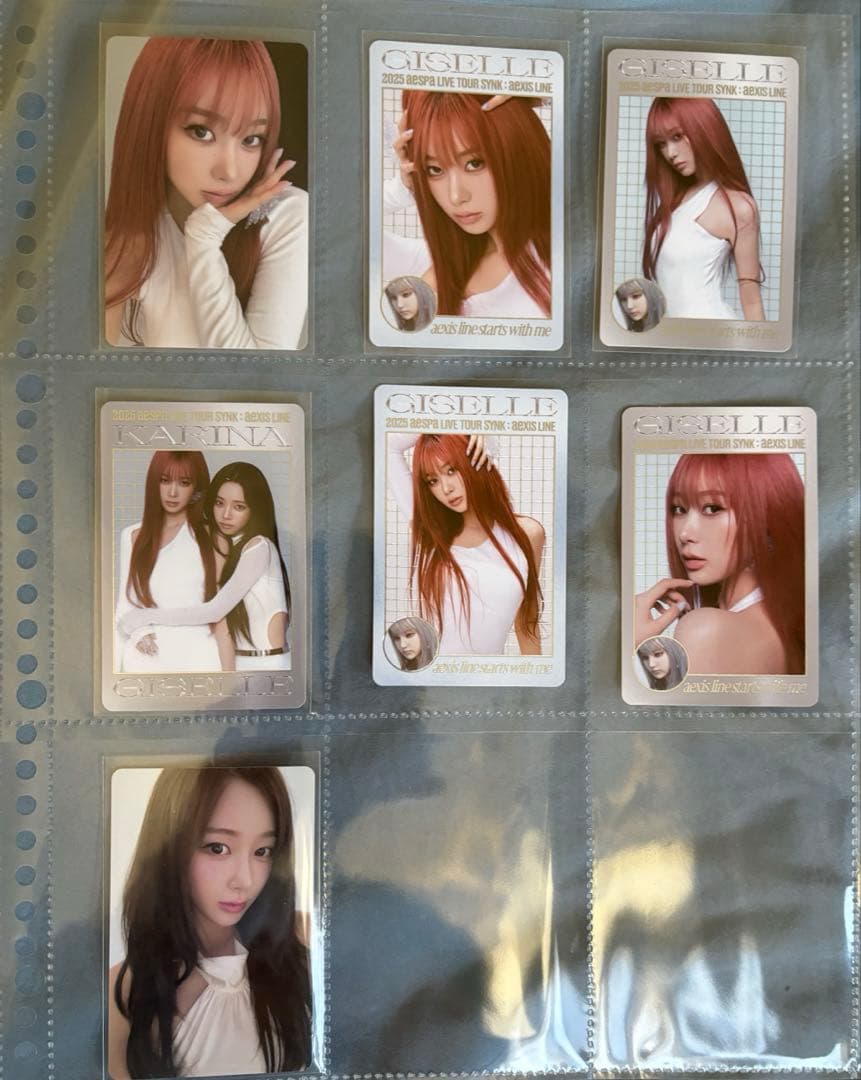 ソウルコン aespa Giselle トレカコンプ カードケース フォトブック