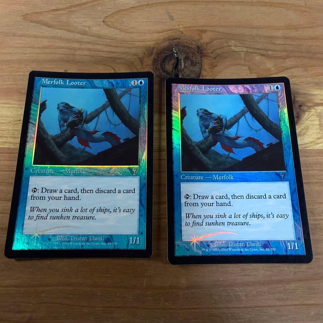 マーフォークの物あさり Merfolk Looter 英語 foil 2枚MTG