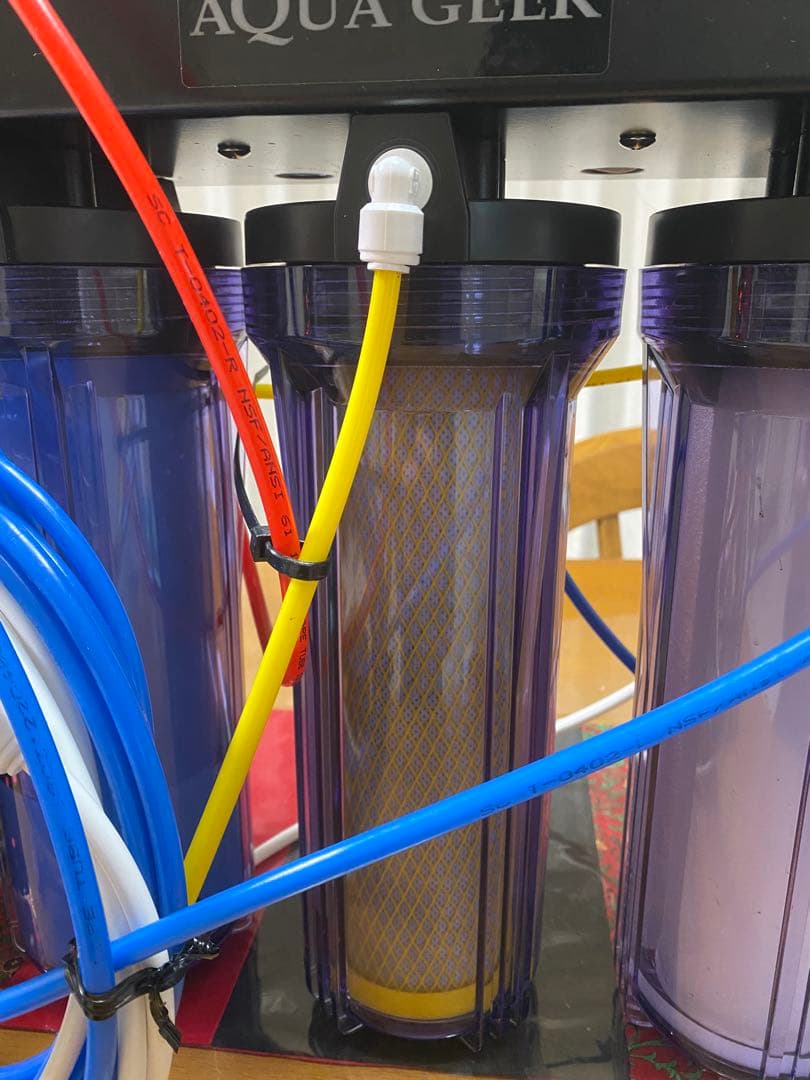 クロノスレイン アクアギーク RO浄水器 加圧ポンプ付き RO水