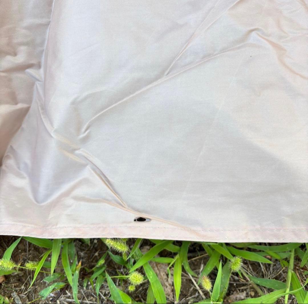 GOGlamping ワンポールテント キャノピー付 ベージュ