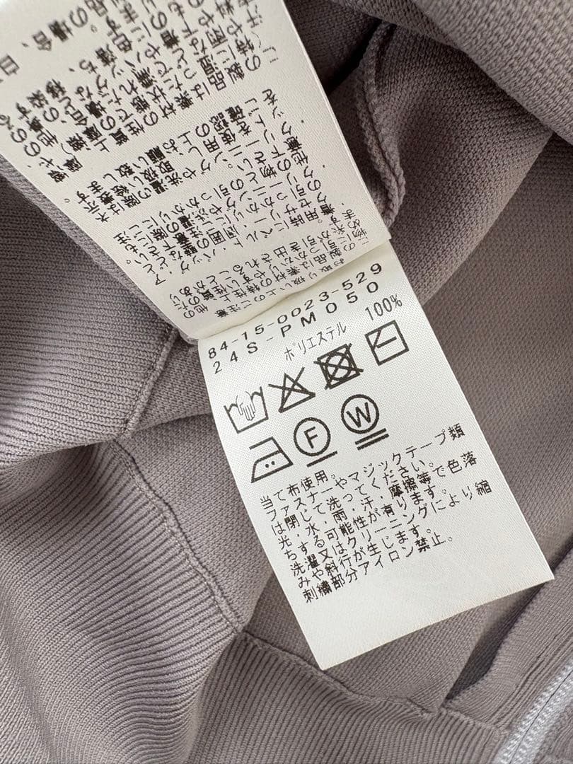 BEAMS GOLF ハイゲージニット ダブルジップパーカー