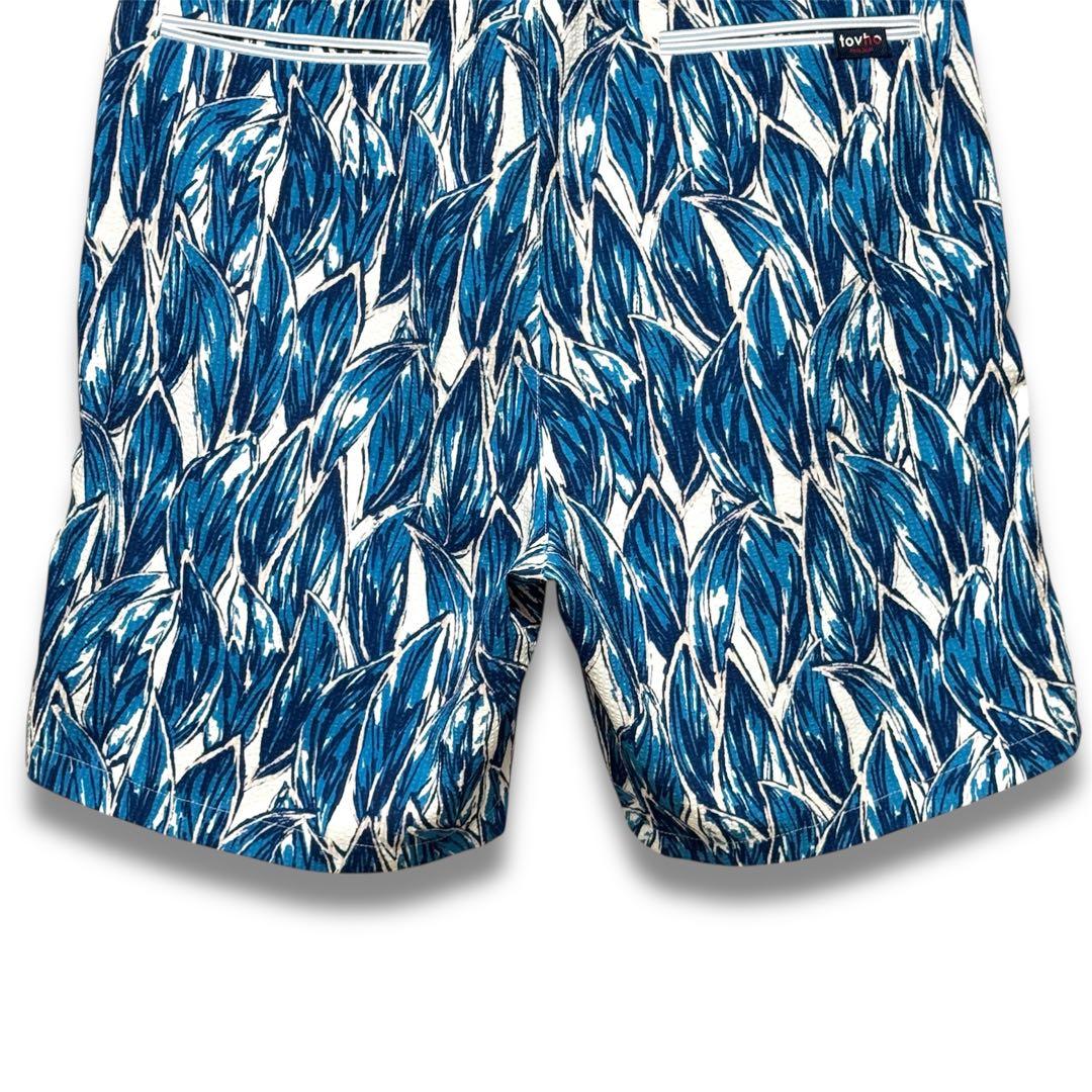 tovho トヴホ リーフ PT シャツ ショート パンツ セットアップ ゴルフ