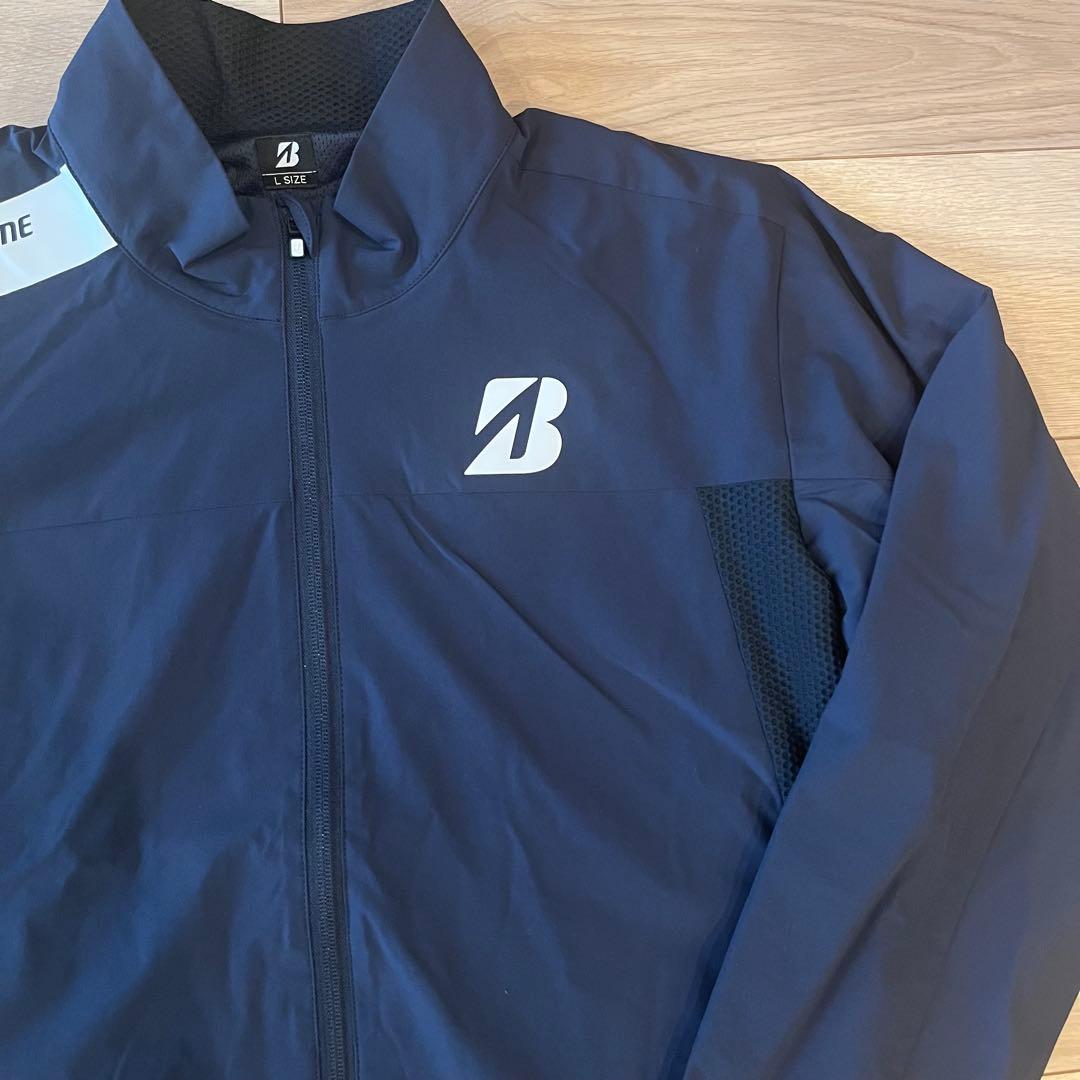 BRIDGESTONE GOLF ネイビー ブルゾン Lサイズ ゴルフウェア