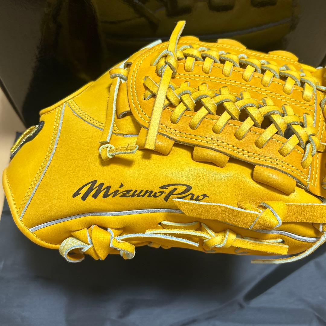 ミズノプロ硬式グローブ オレンジ