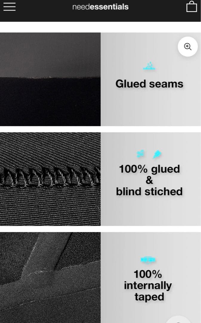 Need essencials 3/2mm ジップウェットスーツ黒レディース8