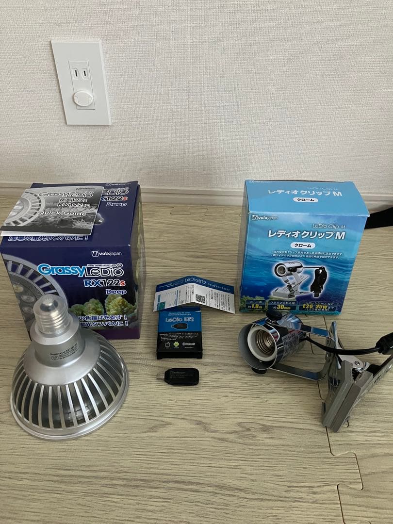 グラッシーレディオRX122s deep＋BT2＋クリップ　セット