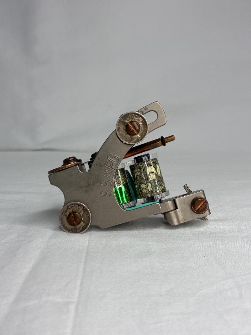 希少▪️タトゥーマシン　SSMFG　シルバー　tattooマシン　コイルマシン