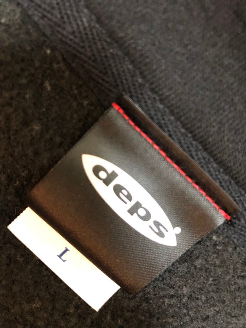 美品 deps HALF ZIP SWEAT ブラック Lサイズ