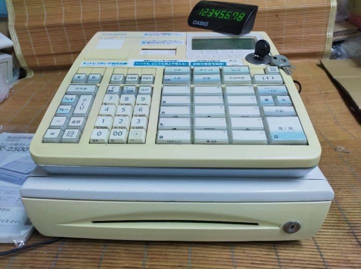 カシオレジスター　TE-2500　フル設定無料　訳あり価格　456780