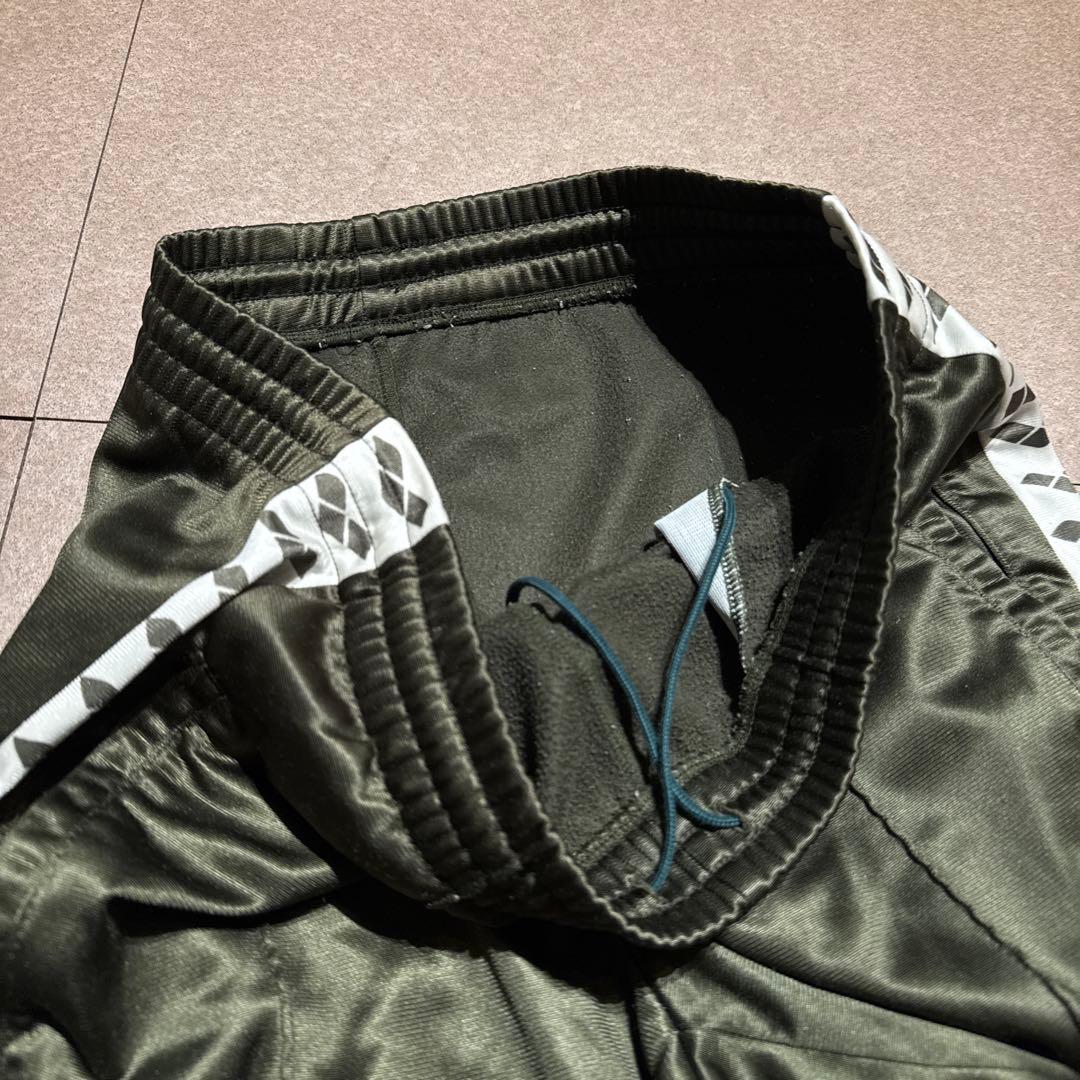 Arena 上下セットアップ　ジャージ　カーキ　白　ビンテージ 90s S