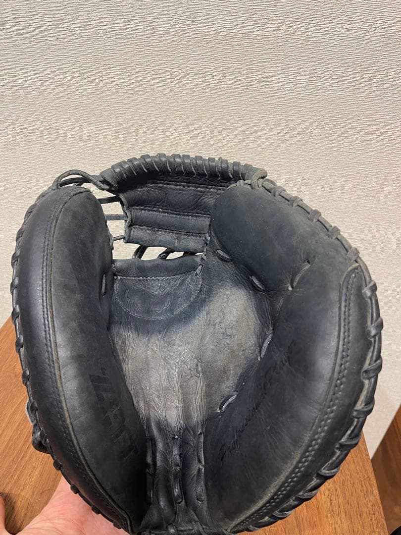 ZETT ゼット キャッチャーミット 軟式 ブラック 野球グローブ