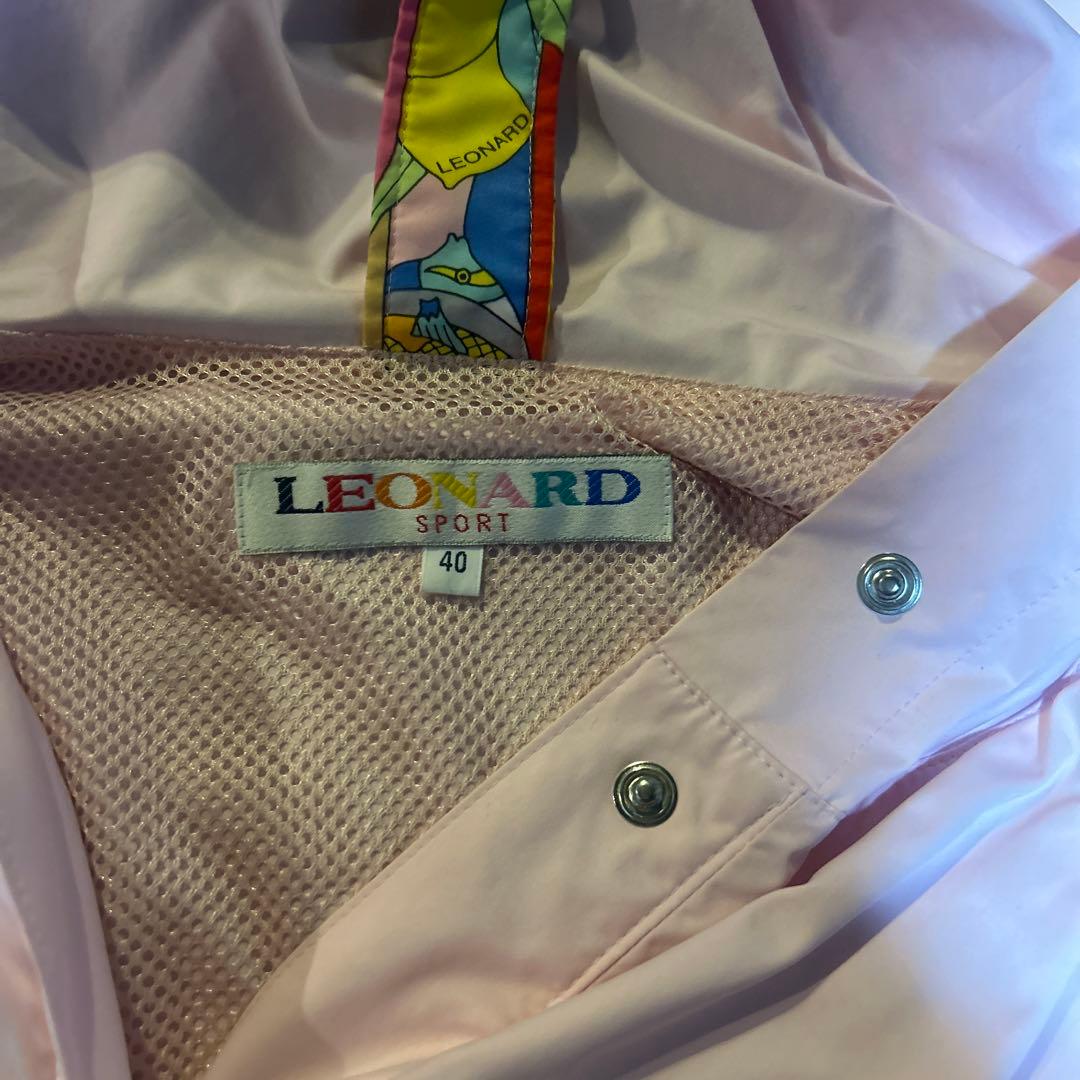 LEONARD SPORT/レオナール レインコート（薄ピンク）
