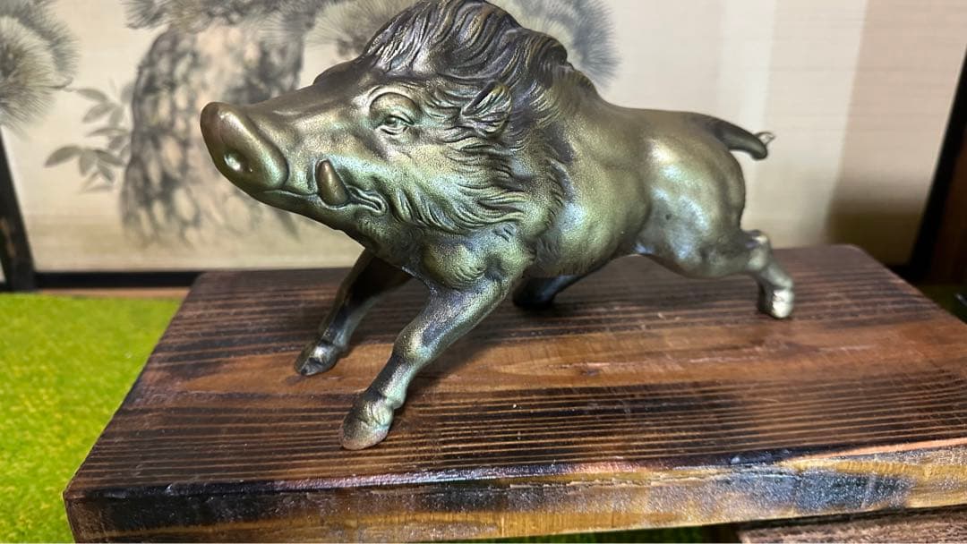 干支・亥(猪)の/高岡銅器の縁起物