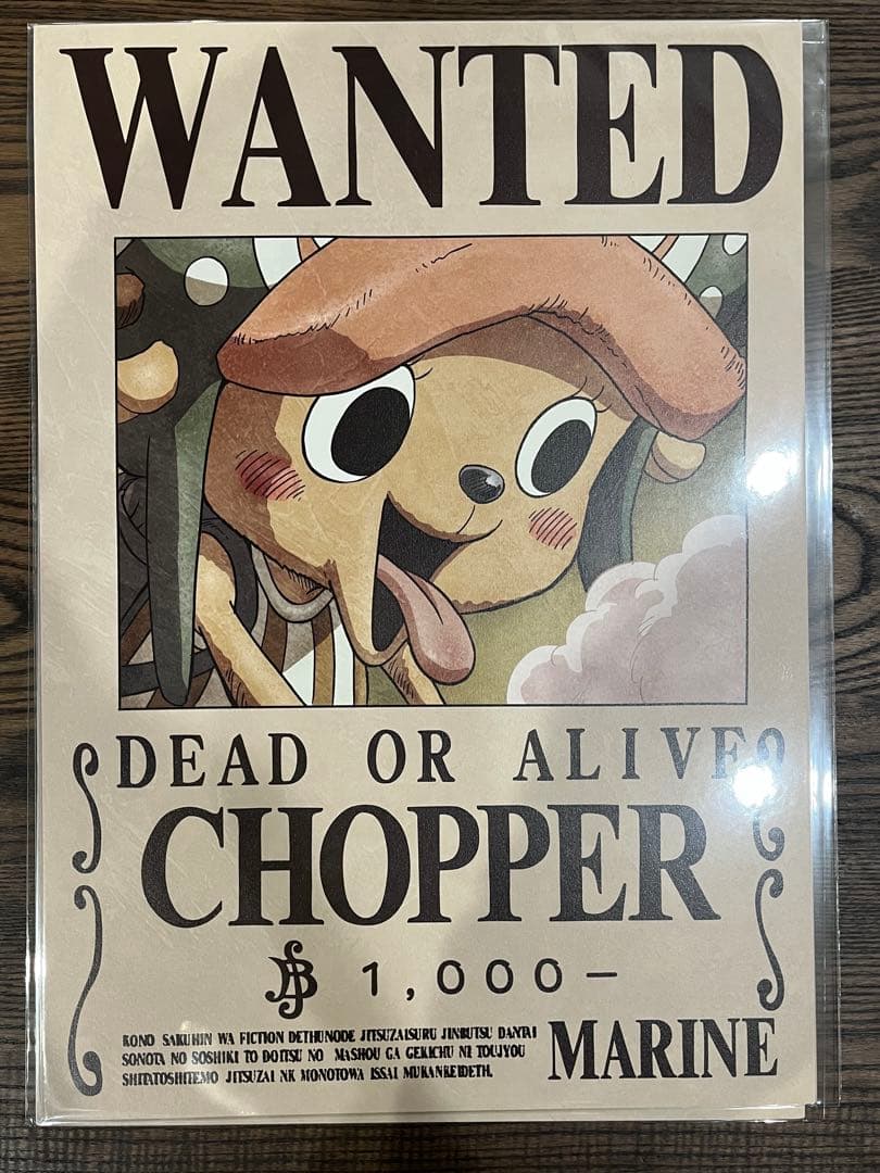 【新品未開封】ONE PIECE 麦わらの一味 手配書 ポスター A3サイズ
