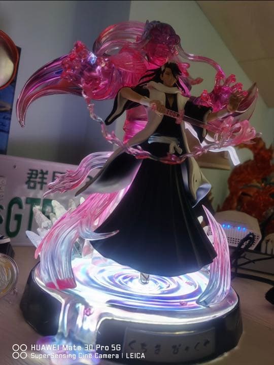 BLEACH 黒衣少年図 朽木白哉 ガレージキット ガレキ スタチュー