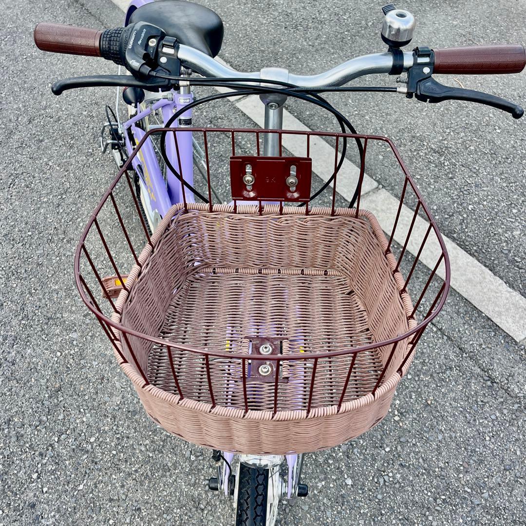 a☆shiya 22インチ子供自転車 6段変速オートライト【大阪吹田・整備済】