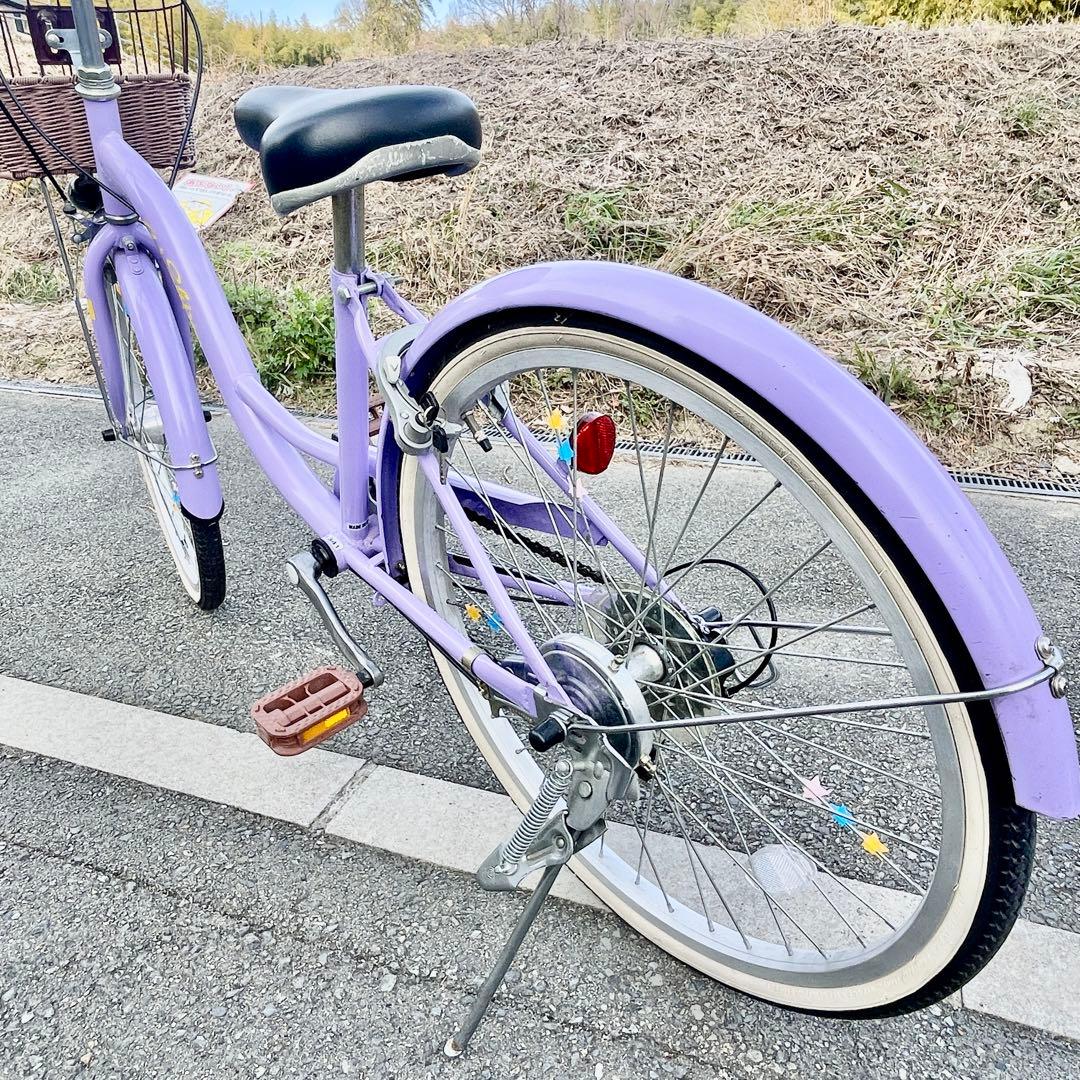 a☆shiya 22インチ子供自転車 6段変速オートライト【大阪吹田・整備済】