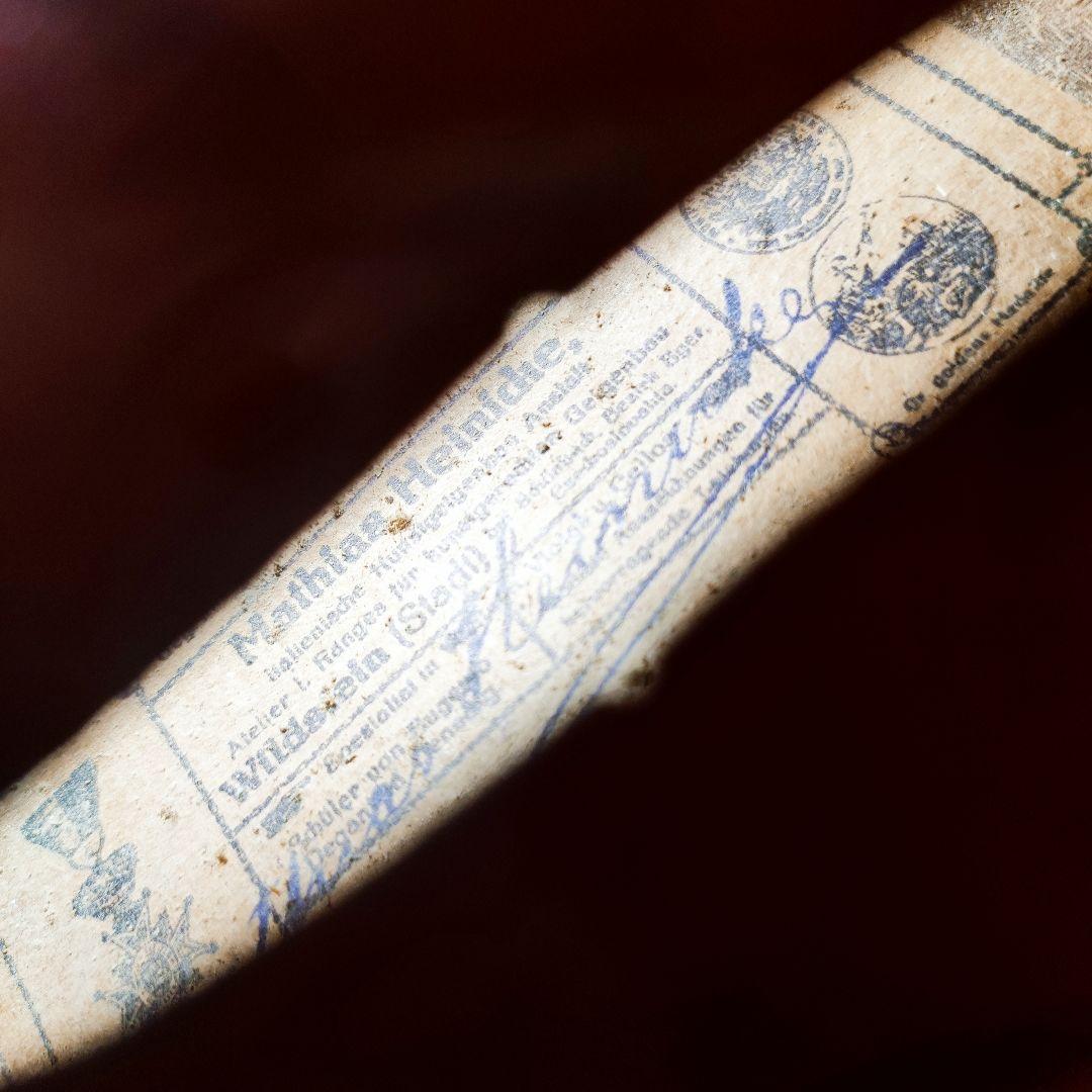 【希少個体チェコ製】Mathias Heinicke 3/4 バイオリン