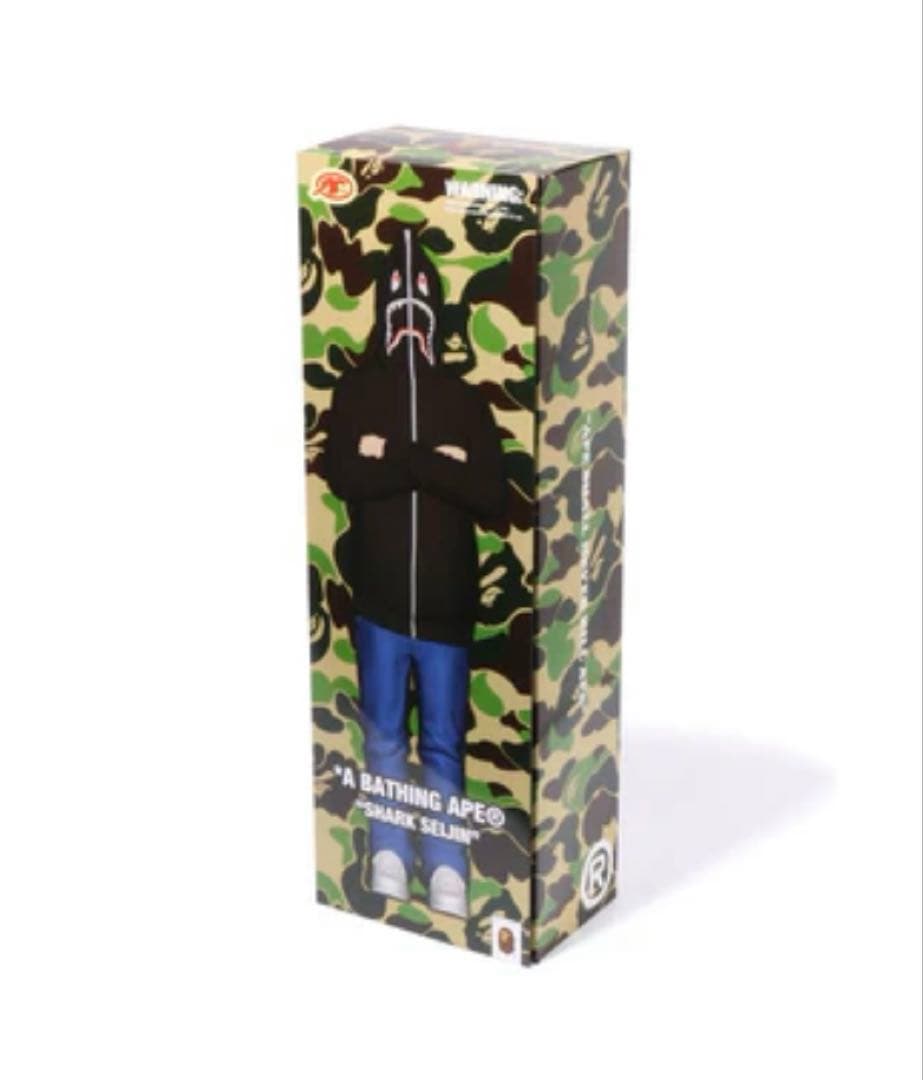 その他 A BATHING APE 2ND SHARK FIGURES (BLACK)