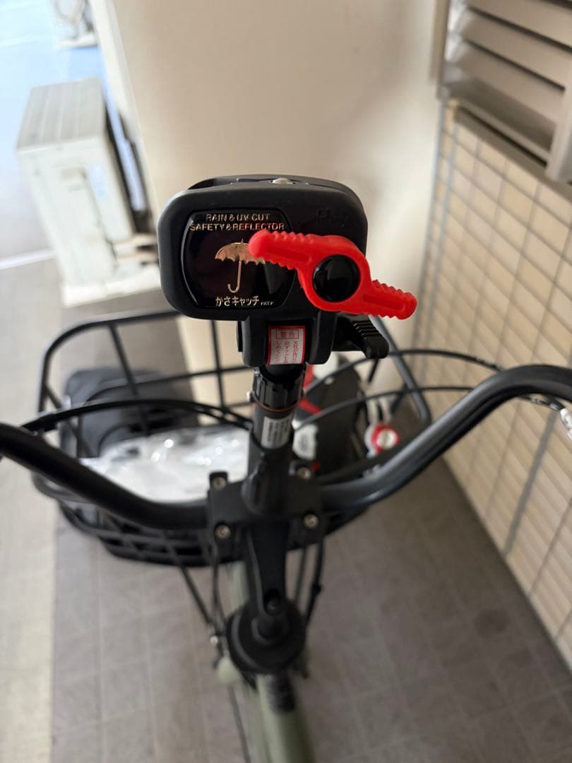 美品　パナソニック　ギュットクルームR EX 子供乗せ オリーブ