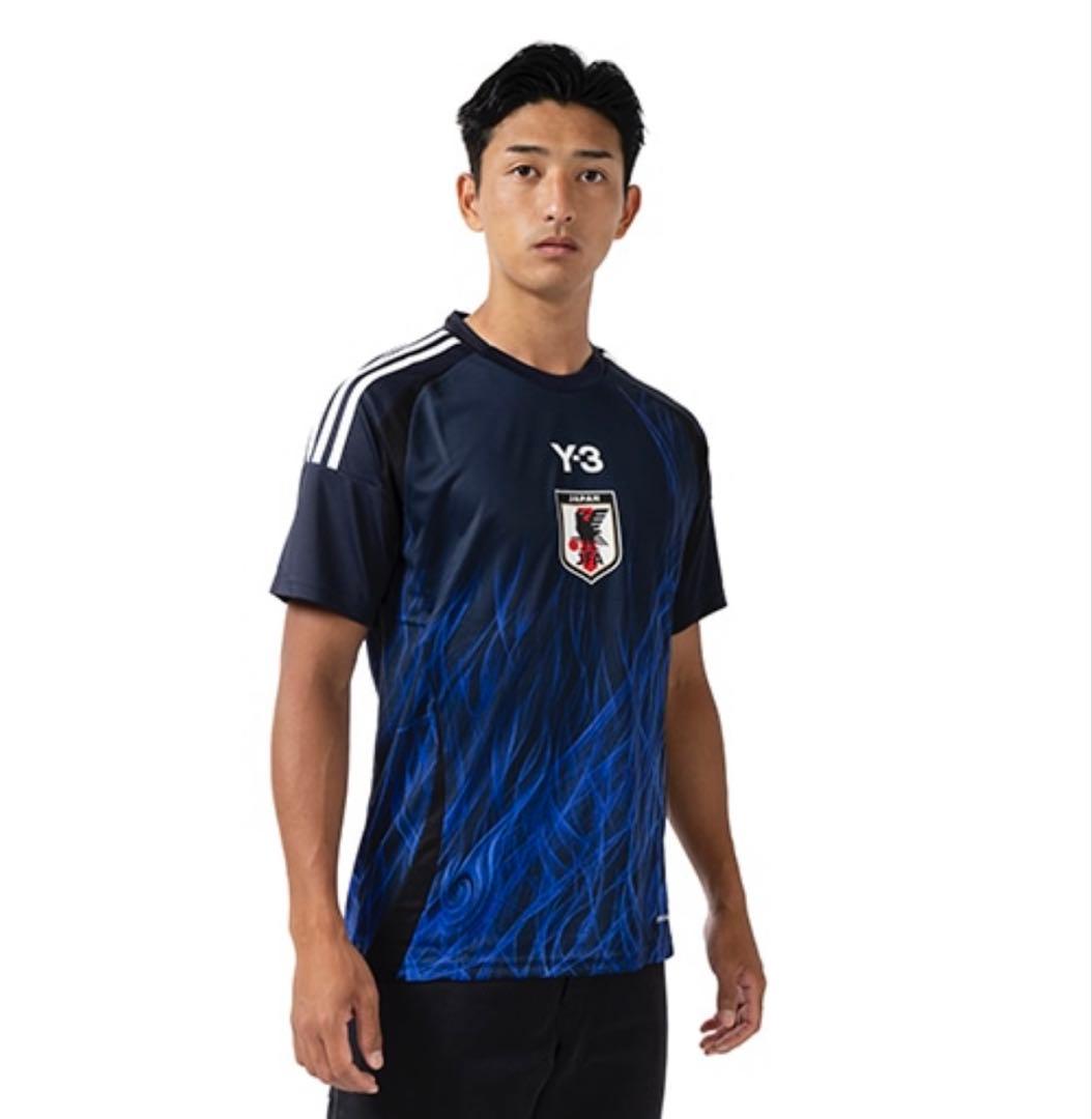 アディダス サッカー日本代表 2024 ホームユニフォーム Y-3青い炎デザイン