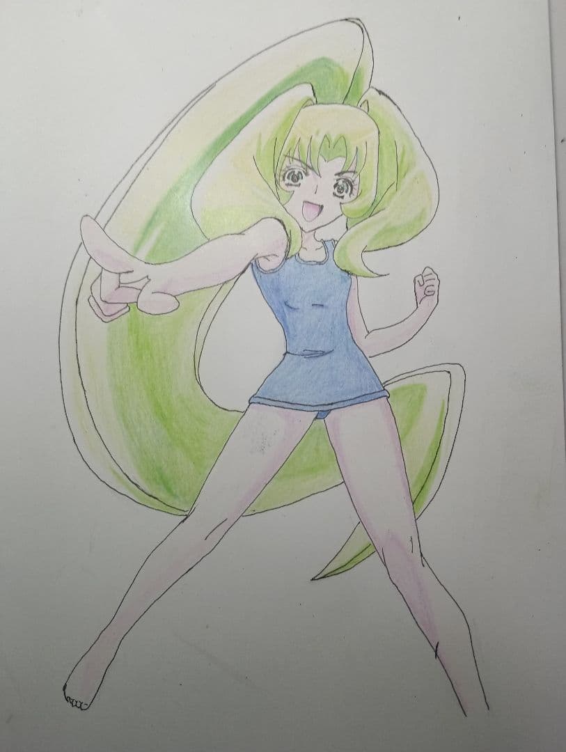 オリジナルアニメキャラクターイラスト