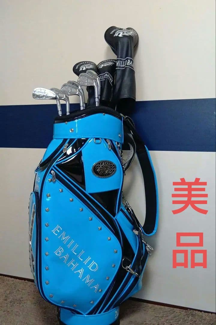 【美品】EMILID BAHAMA ゴルフクラブ 9本・キャディバッグ付き