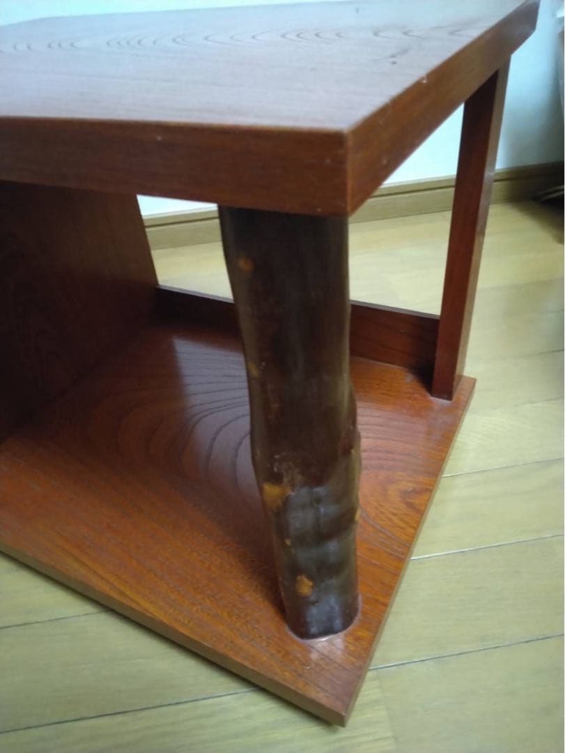 昭和アンティーク 木製 飾り棚 置台 飾り台 床の間