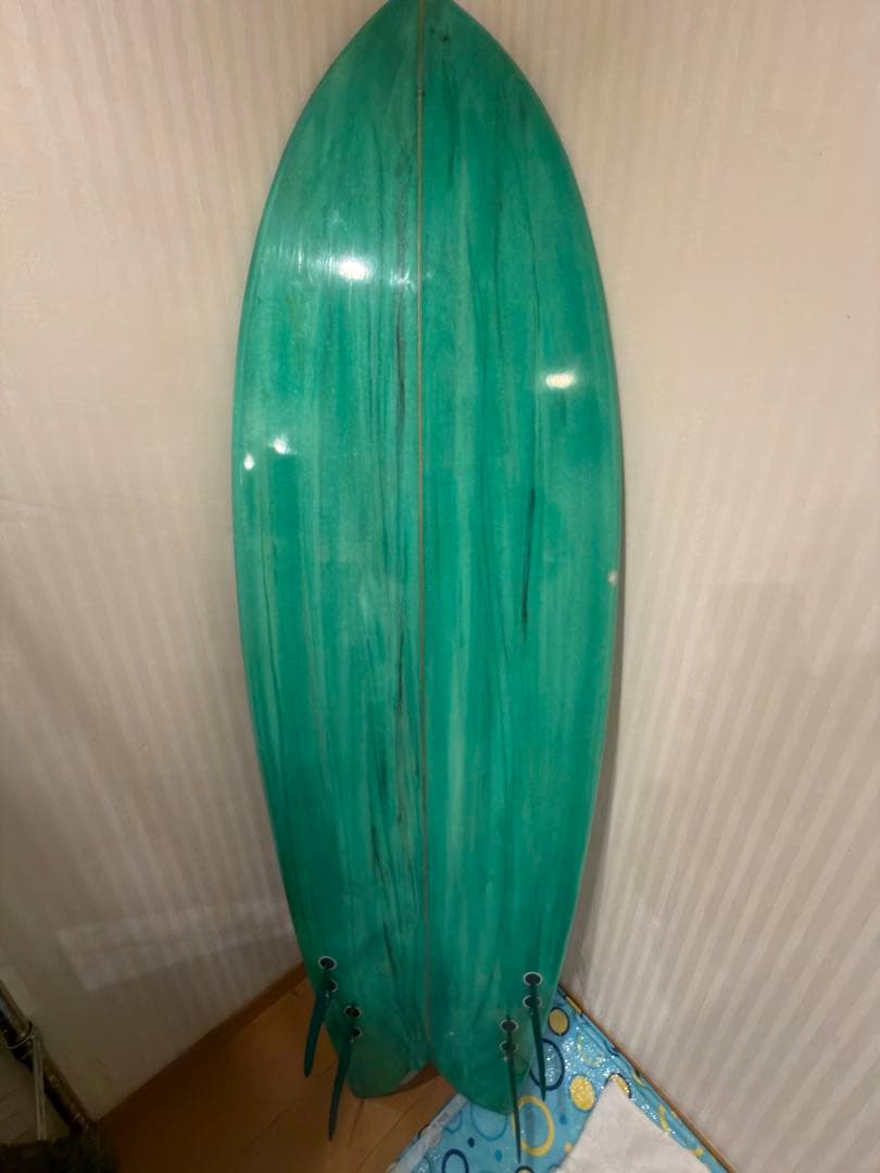 ショートボード グラデーショングリーン 3フィン