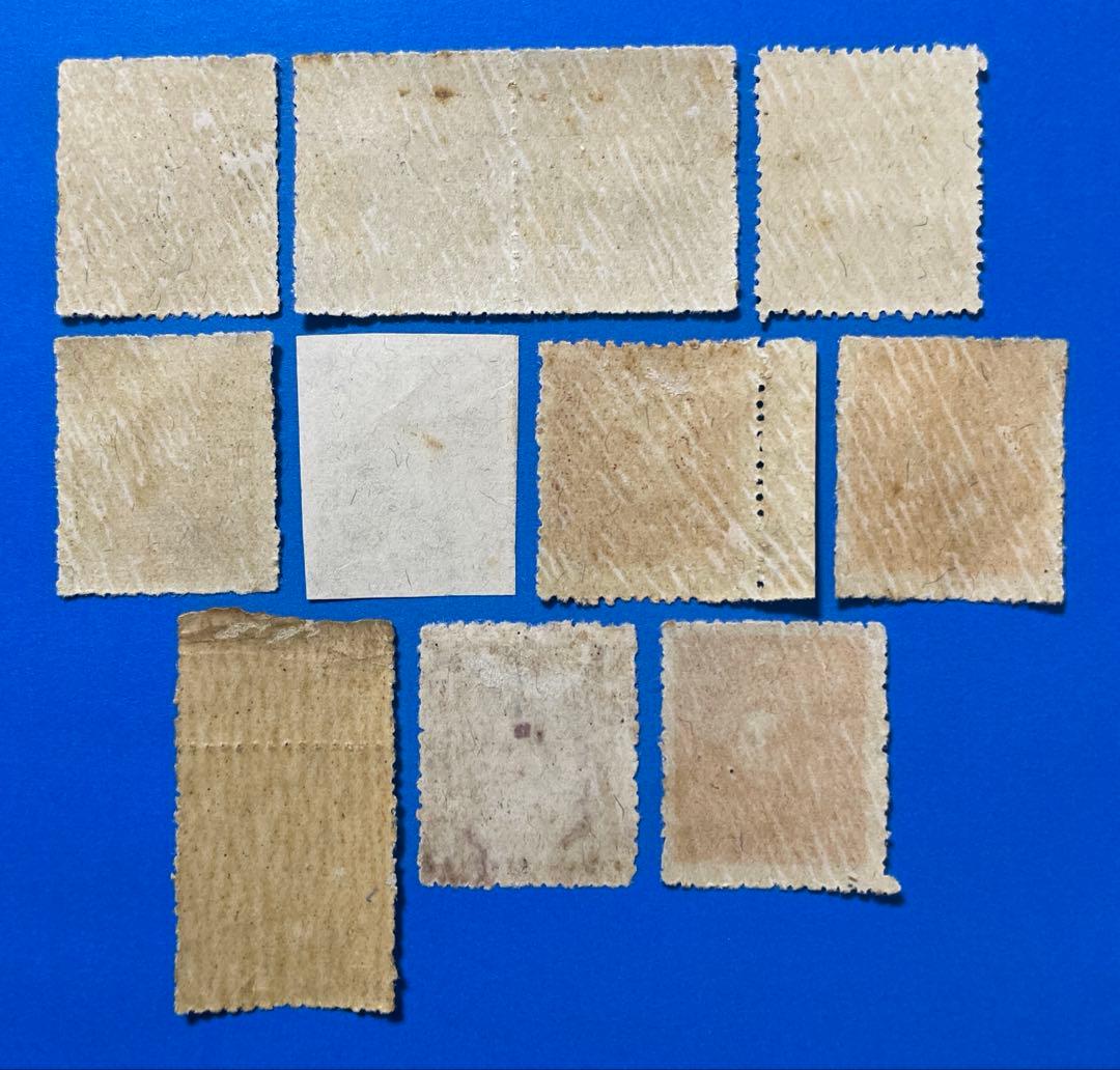 【激レア品！】旧中国（解放区）切手 長春版蒙文（偽蒙原票）（未使用、11枚）