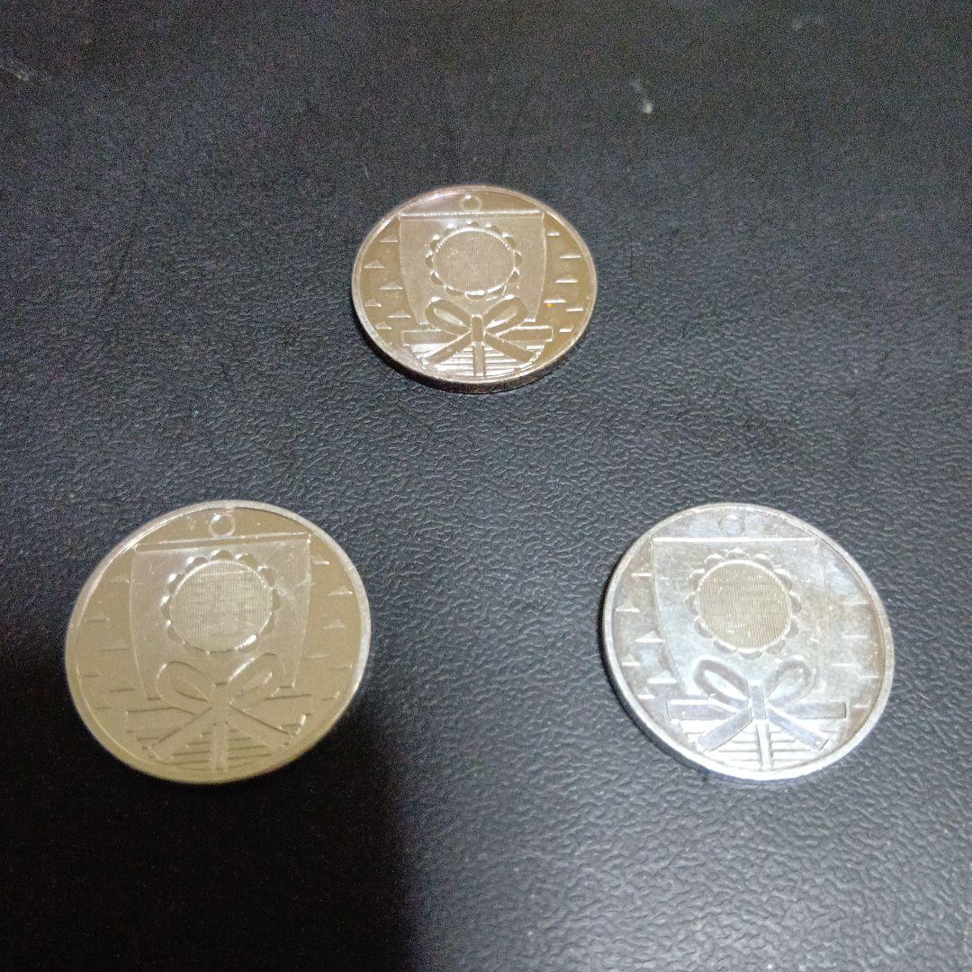 敬老　純銀　年銘板3枚