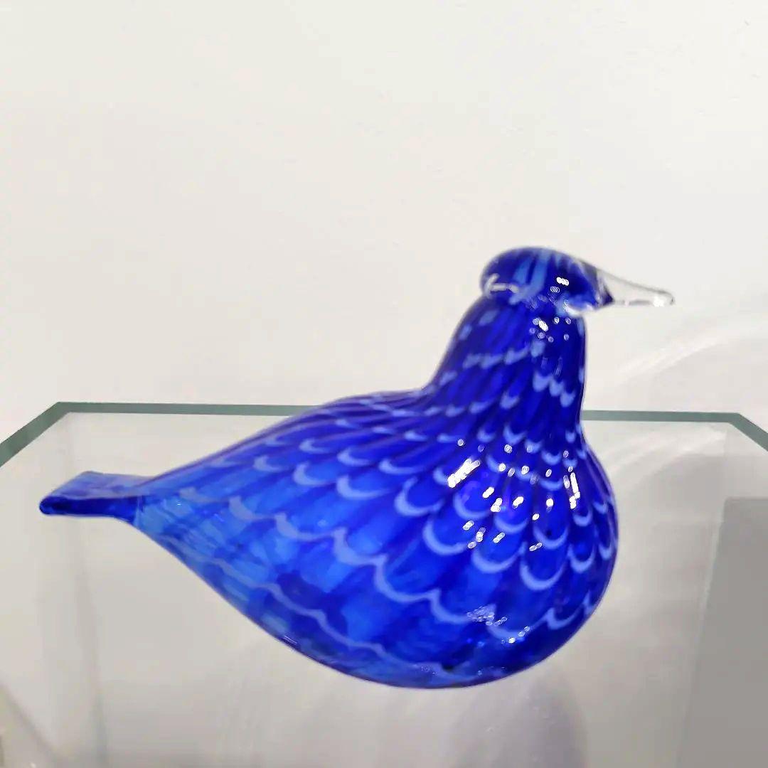 イッタラ　オイバトイッカ　バード　oiva toikka　Blue Bird
