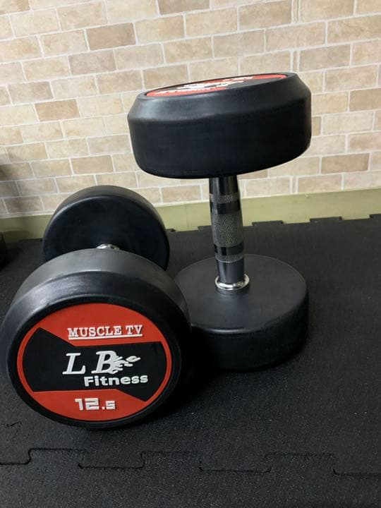 ラバーダンベル 55kg２個