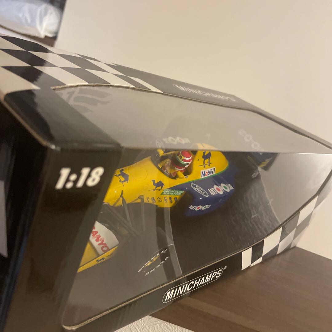 未使用 美品　ミニチャンプス1/18 ベネトン1991 R.モレノ　N.ピケ