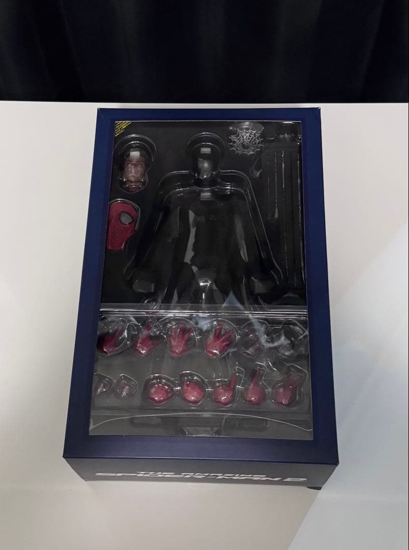 ホットトイズ　アメイジング・スパイダーマン2 素体交換　アイパーツ交換　リメイク