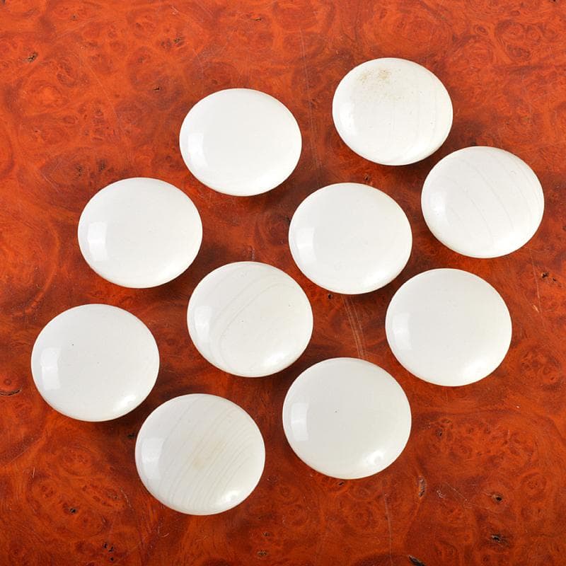 囲碁　鱗屋精製　本蛤碁石　那智黒碁石　本花梨碁笥　一套　共箱　M　R7800B