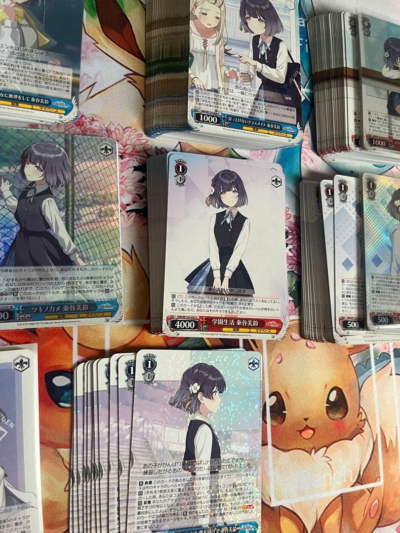 ヴァイスシュヴァルツ　学園アイドルマスター　泰谷美玲　デッキパーツ　まとめ売り