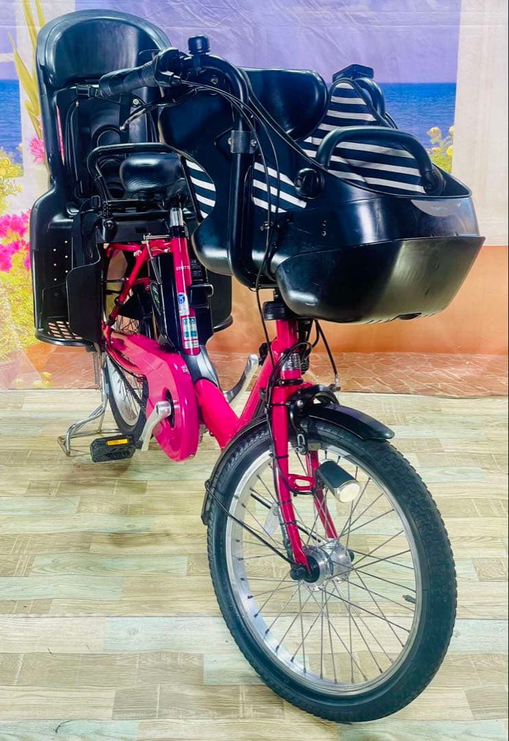 人気モデル！ギュット⭐️12AHパナソニック子供乗せ電動アシスト自転車Y3250